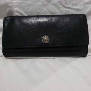 Frye black leather wallet